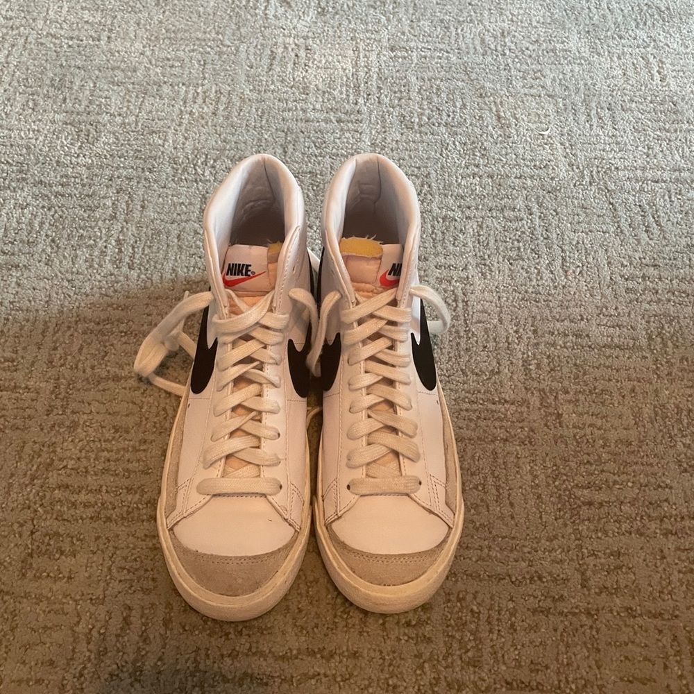 NIKE vintage 77 black high tops